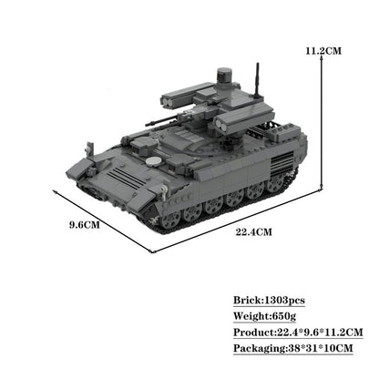 BMPT-72 Armored Combat Support Vehicle MOC Building Kit | 1:35 Scale - 2