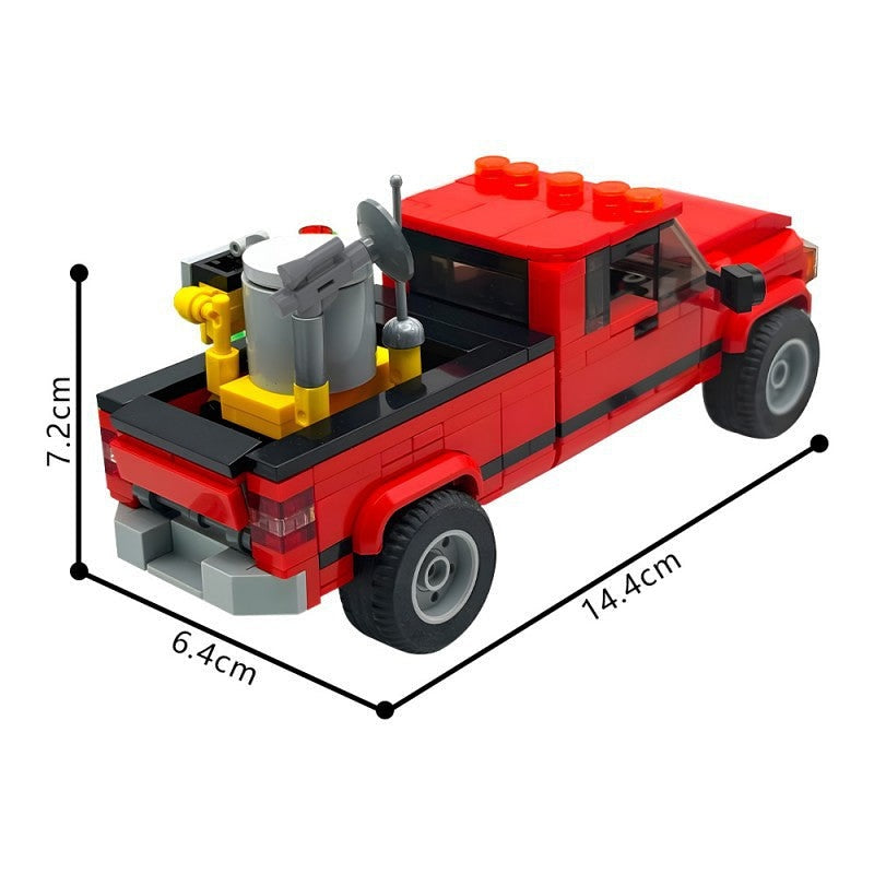 Bob & Weave Ram Muscle Car MOC Building Kit | Vehicle Model - 4