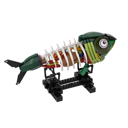 bone fish building set | lego compatible - 2