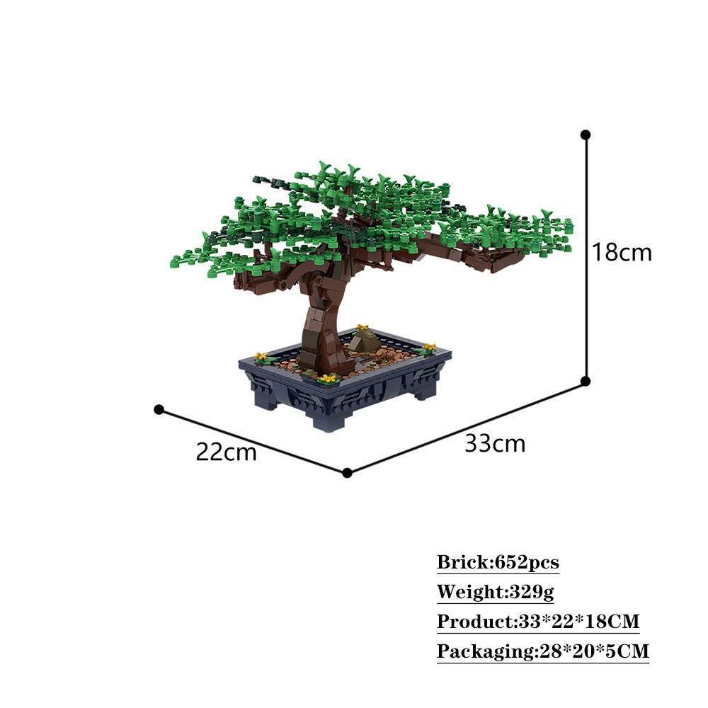 Bonsai Tree Building Kit | LEGO-Compatible MOC - 3