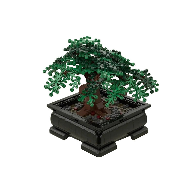 Bonsai Tree MOC Building Kit | Miniature Botanical Display Model - 5