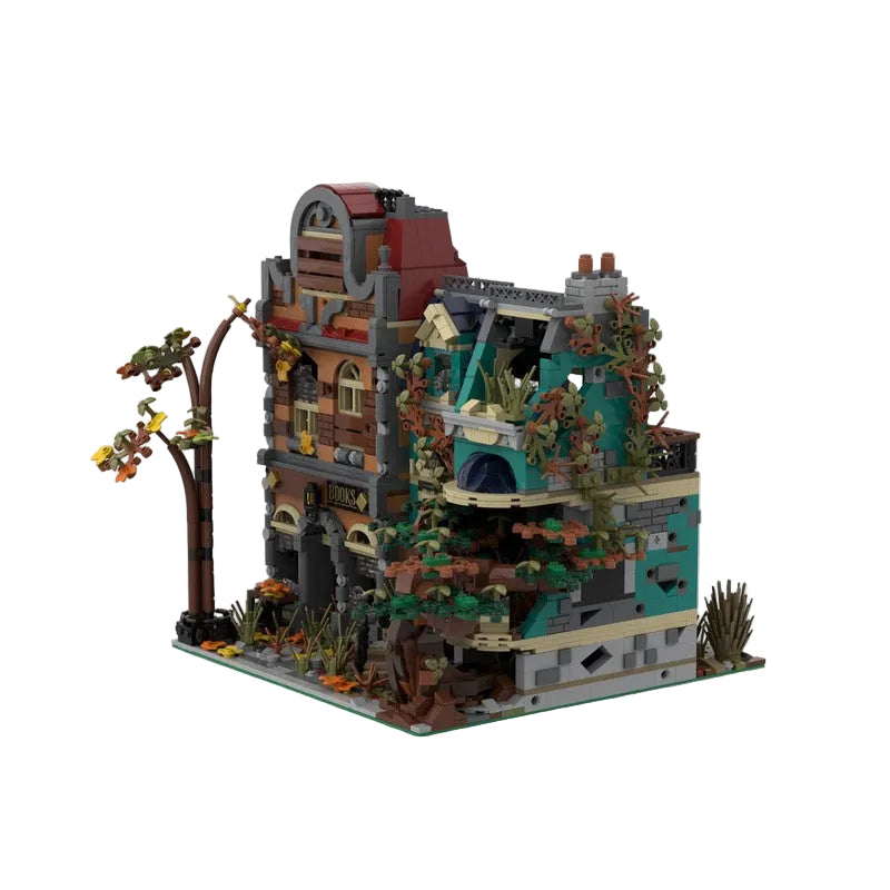 Bookshop Apocalypse Version Building Kit | LEGO-Compatible MOC - 1