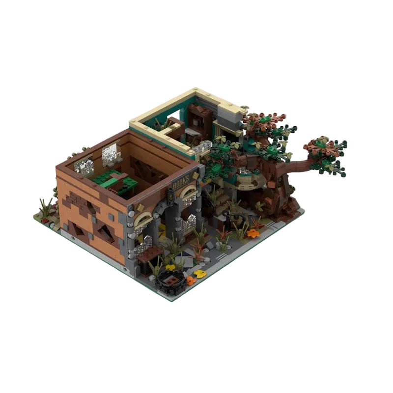 Bookshop Apocalypse Version Building Kit | LEGO-Compatible MOC - 2