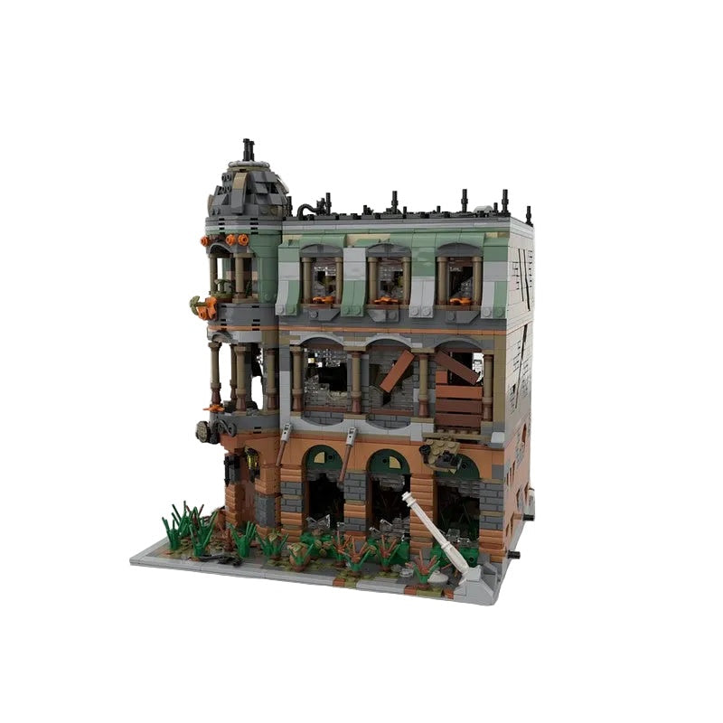 Boutique Hotel Apocalypse MOC Modular Building Kit - 2