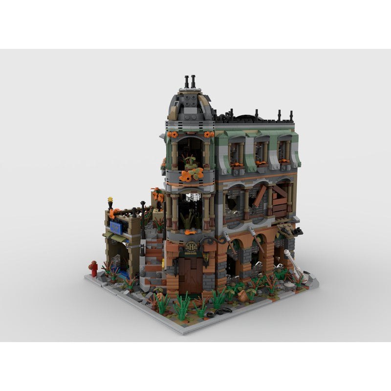 Boutique Hotel Apocalypse Version Building Kit | LEGO-Compatible MOC - 4