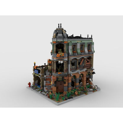 Boutique Hotel Apocalypse Version Building Kit | LEGO-Compatible MOC - 4