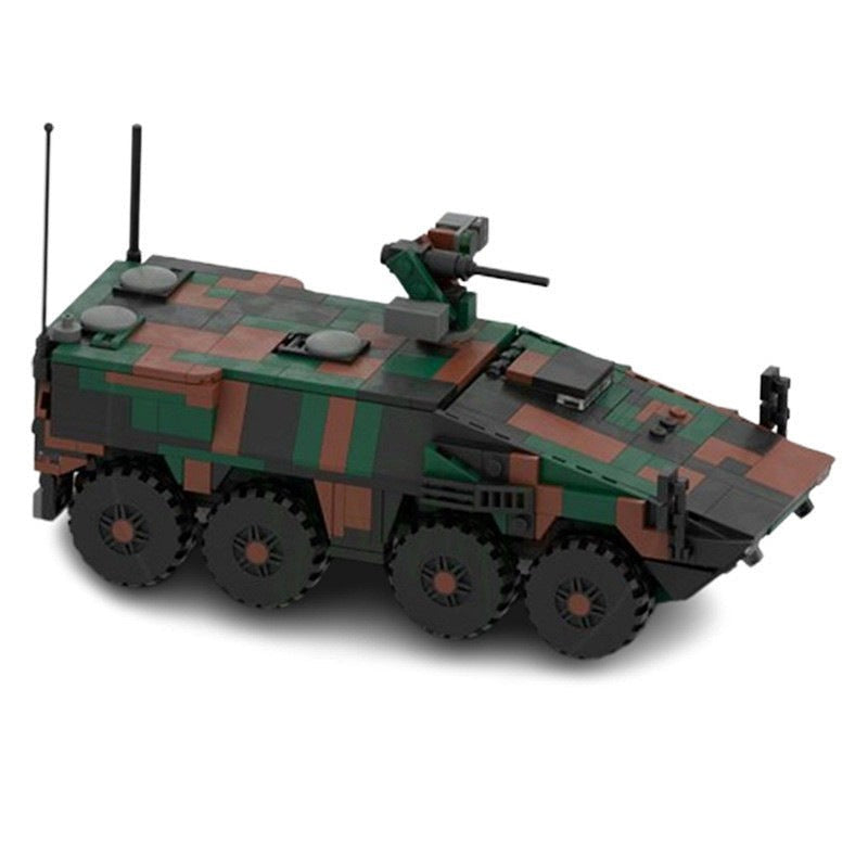 BOXER 8x8 APC MOC Building Kit | 1:35 Scale Armored Vehicle Model - 3