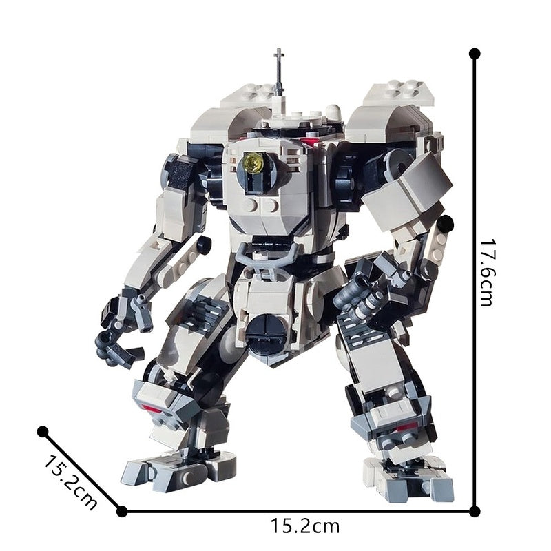 Brawler Heavy Mecha Titan Concept Combat Robot Building Kit | LEGO-Compatible MOC - 1