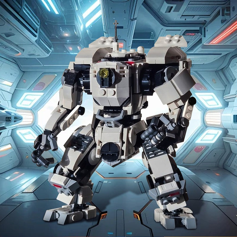 Brawler Heavy Mecha Titan Concept Combat Robot Building Kit | LEGO-Compatible MOC - 2