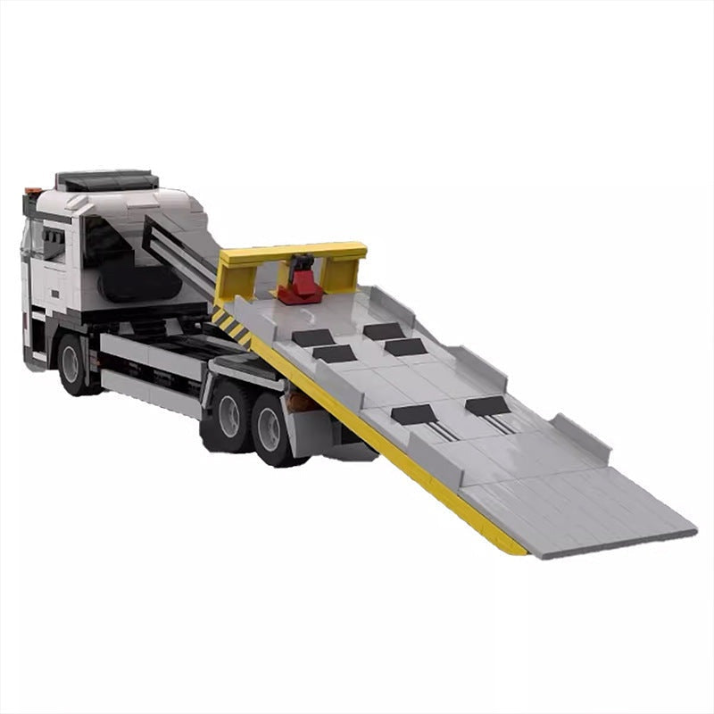 Breakdown Tow Truck MOC Building Kit | Heavy Recovery Vehicle Model - 5
