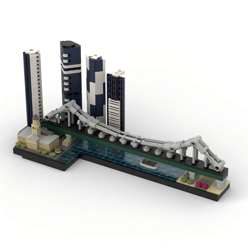 Brisbane Skyline Building Kit | LEGO-Compatible MOC - 1