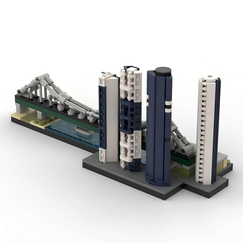 Brisbane Skyline Building Kit | LEGO-Compatible MOC - 3