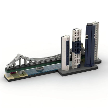 Brisbane Skyline Building Kit | LEGO-Compatible MOC - 4