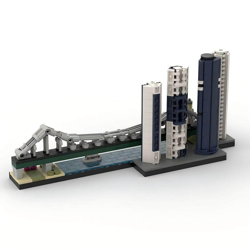 Brisbane Skyline MOC Building Kit | Australian City Landmarks - 4