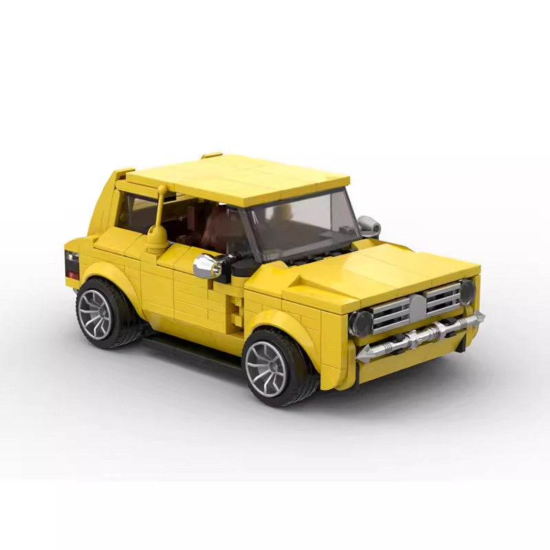 British Classic 1275 Vintage Sports Car Building Kit | LEGO-Compatible MOC - 1