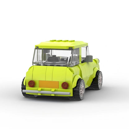 British Comedy Retro Mini Car Building Kit | LEGO-Compatible MOC - 4