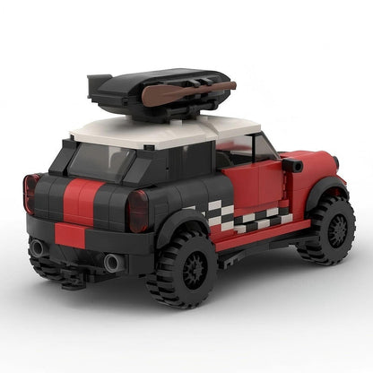 British Cross-Country Rally Car MOC Building Kit | Racing Vehicle Model - 2