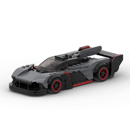 British Hypercar AMR Racing Car Building Kit | 8 Wide LEGO-Compatible MOC - 1