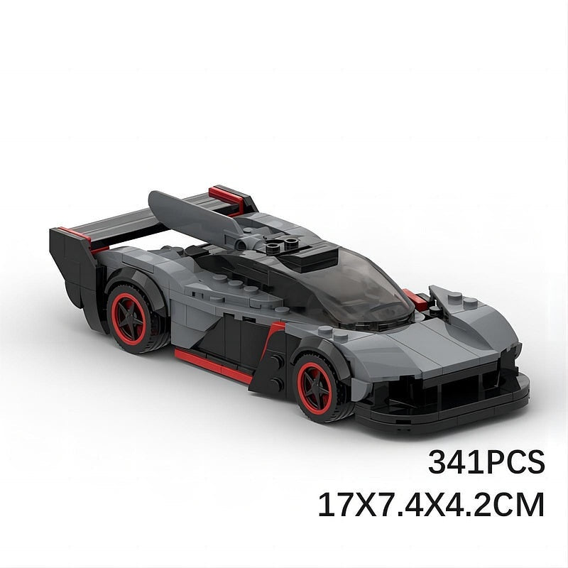 British Hypercar AMR Racing MOC Building Kit | 8 Wide Sports Car - 7