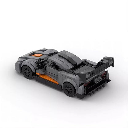 British Hypercar Speed Racer MOC Building Kit | 8-Wide Vehicle Model - 2