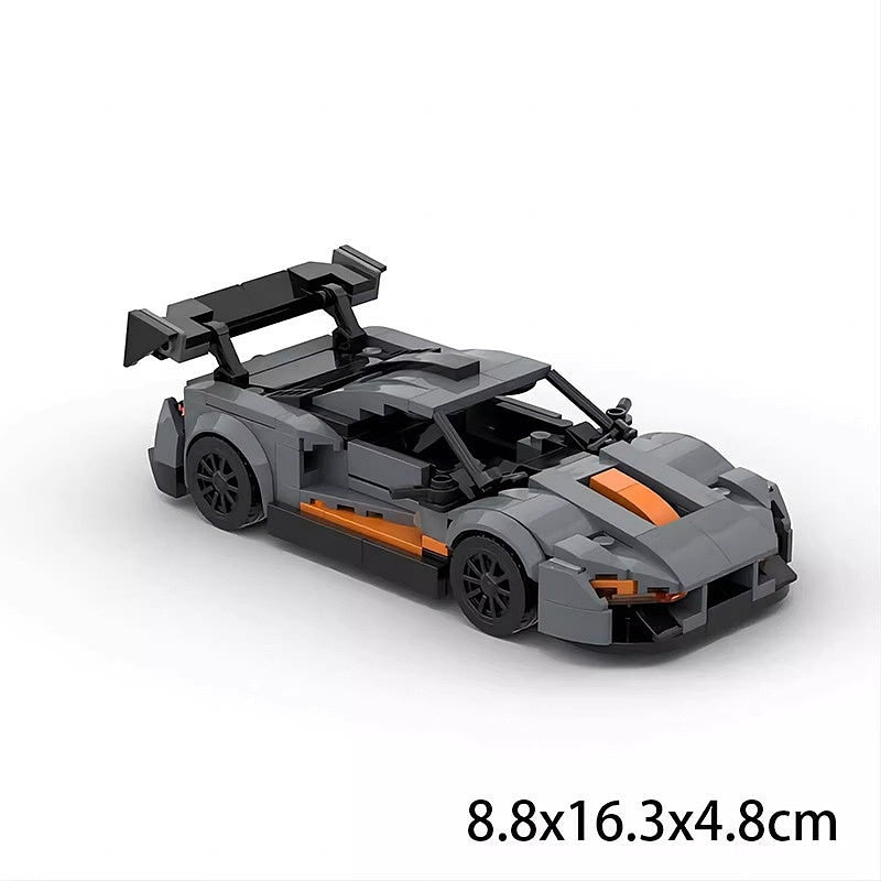 British Hypercar Speed Racer MOC Building Kit | 8-Wide Vehicle Model - 5