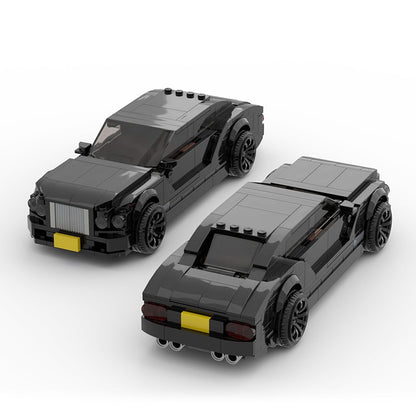 British Luxury 8-Cylinder Engine Sedan Building Kit | LEGO-Compatible MOC - 4