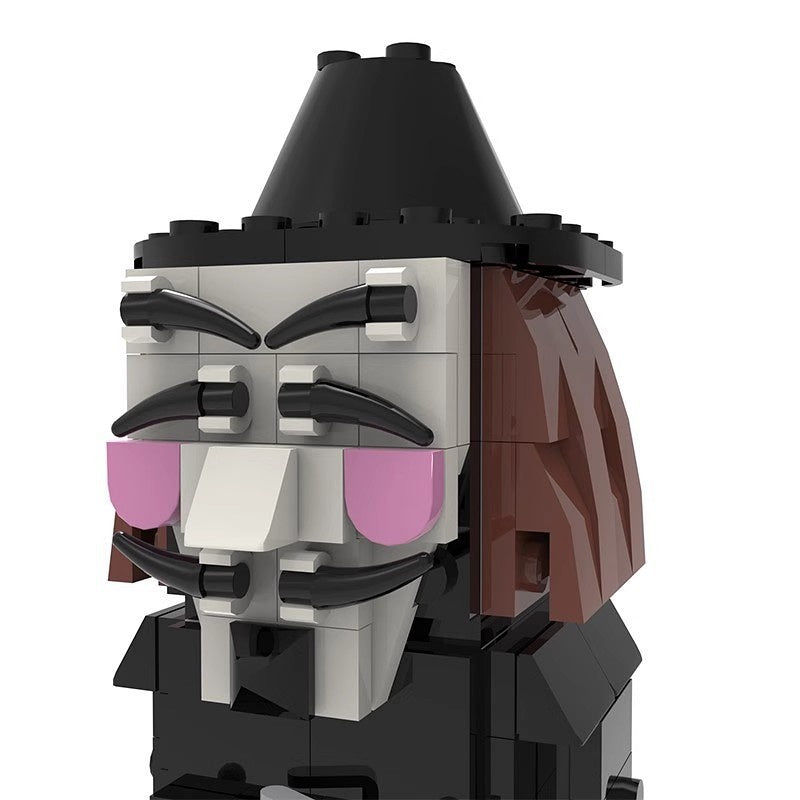 British Masked Vigilante Guy BrickHeadz Building Kit | LEGO-Compatible MOC - 3