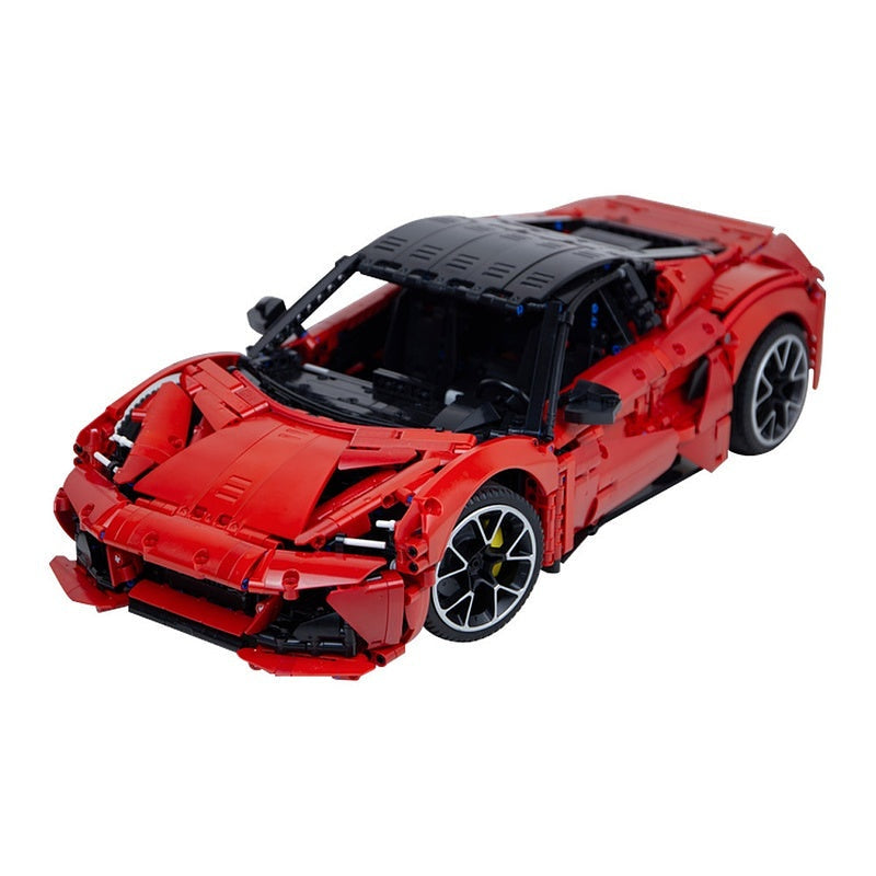 British Mid-Engine Supercar MOC Building Kit | Vehicle Model - 1