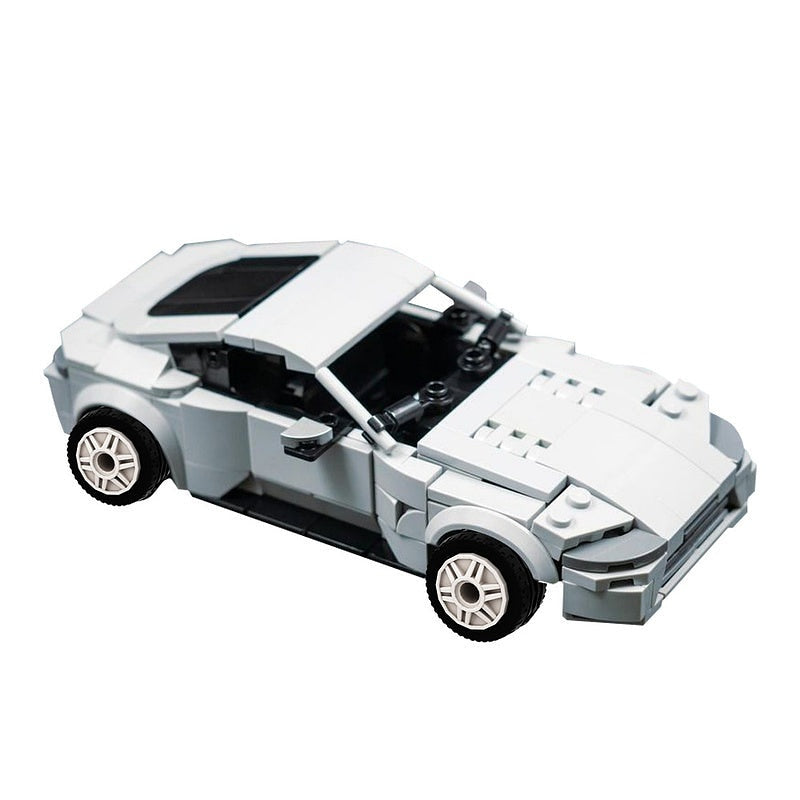 British Spy-Style Sports Coupe MOC Building Kit | Luxury Vehicle Model - 1