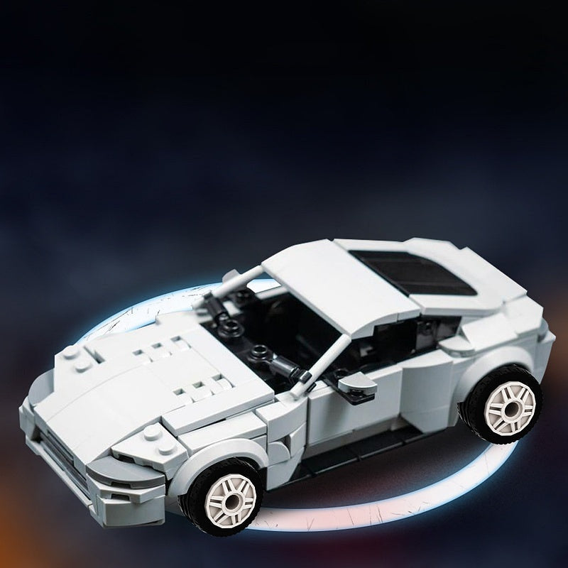 British Spy-Style Sports Coupe MOC Building Kit | Luxury Vehicle Model - 2