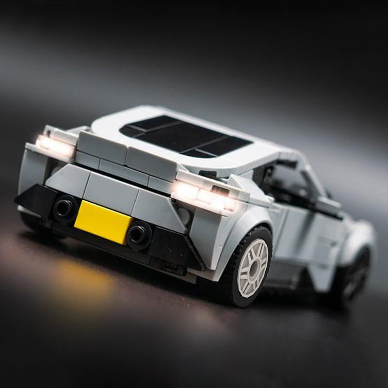British Spy-Style Sports Coupe MOC Building Kit | Luxury Vehicle Model - 4