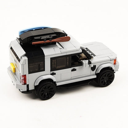 British Style Off-Road SUV MOC Building Kit | 4x4 Vehicle Model - 3