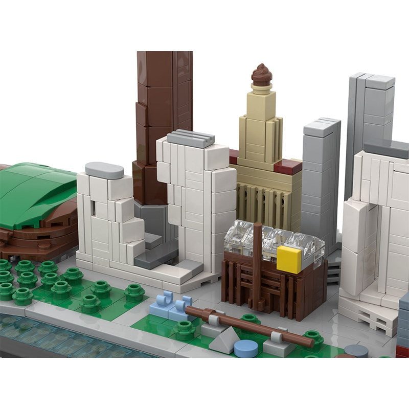 Brooklyn New York City Skyline Building Kit | LEGO-Compatible MOC - 1