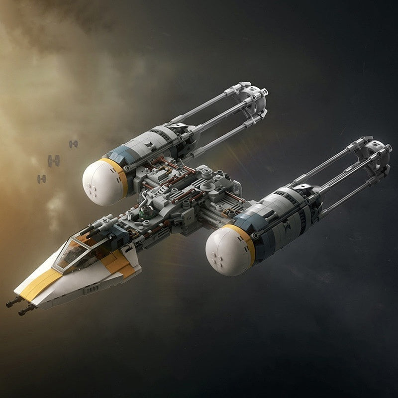 BTL-A4 Strike Fighter MOC Building Kit | Futuristic Spacecraft Model - 2