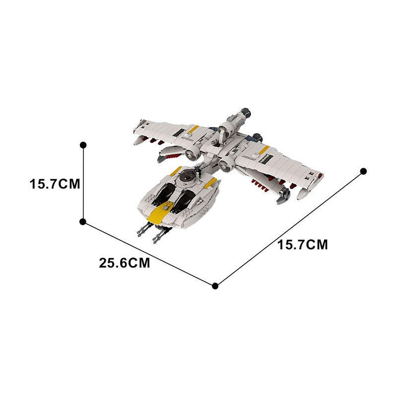 BTL-S8 Heavy Bomber Starfighter Building Kit | LEGO-Compatible MOC - 5