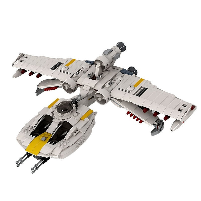 BTL-S8 Heavy Bomber Starfighter MOC Spacecraft Building Kit - 1