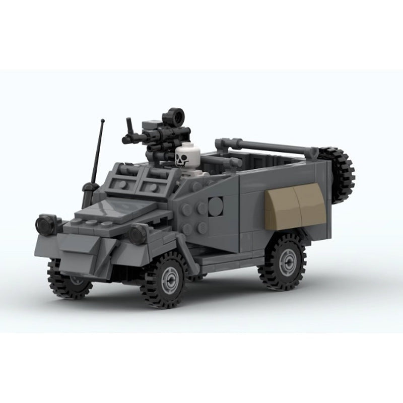 BTR-40 Armored Recon Vehicle MOC Building Kit | 236 PCS Military Model - 2