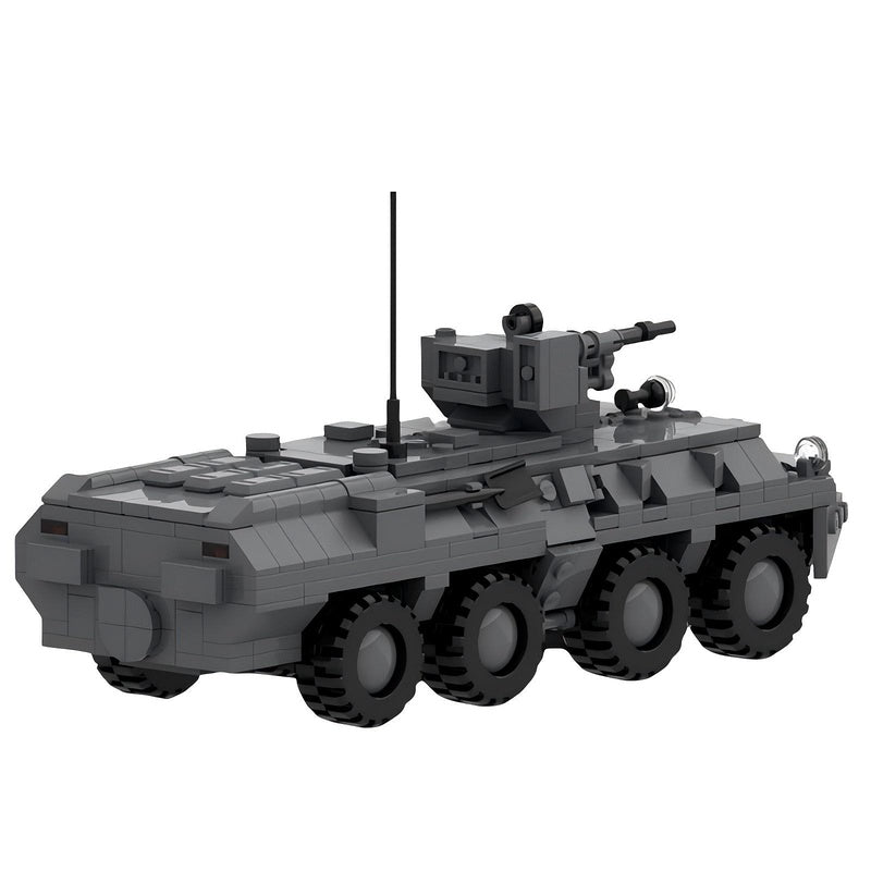 BTR-82A Armored Vehicle MOC Building Kit | Modern IFV Model - 1