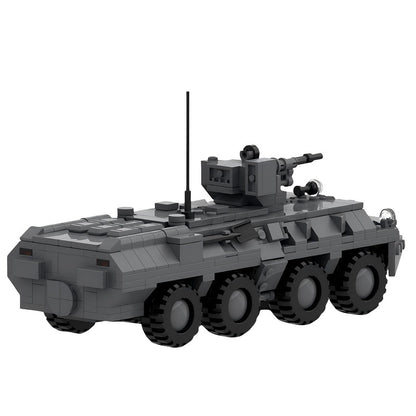 BTR-82A Armored Vehicle MOC Building Kit | Modern IFV Model - 1