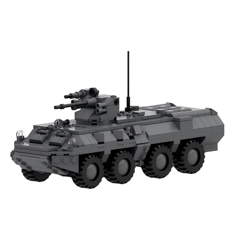 BTR-82A Armored Vehicle MOC Building Kit | Modern IFV Model - 2