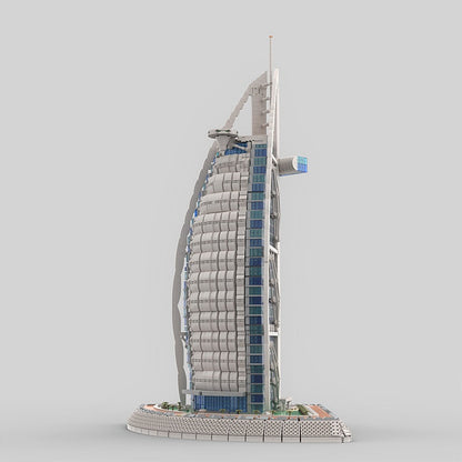 Burj Al Arab MOC Building Kit | Dubai Luxury Hotel Architecture Model - 1