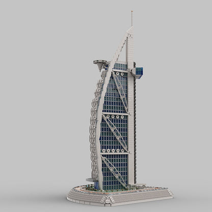 Burj Al Arab MOC Building Kit | Dubai Luxury Hotel Architecture Model - 2
