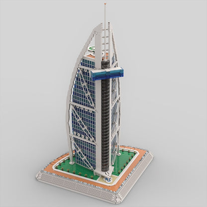 Burj Al Arab MOC Building Kit | Dubai Luxury Hotel Architecture Model - 5