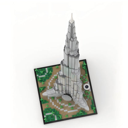 Burj Khalifa Dubai Skyscraper Building Kit | LEGO-Compatible MOC - 2