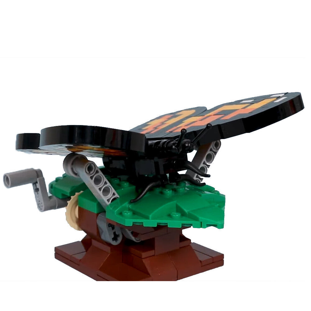 Butterfly Sunning its Wings Building Kit | LEGO-Compatible MOC - 2