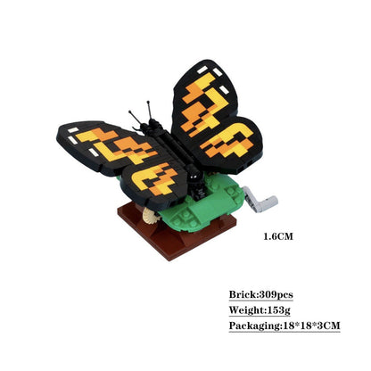 Butterfly Sunning its Wings Building Kit | LEGO-Compatible MOC - 3