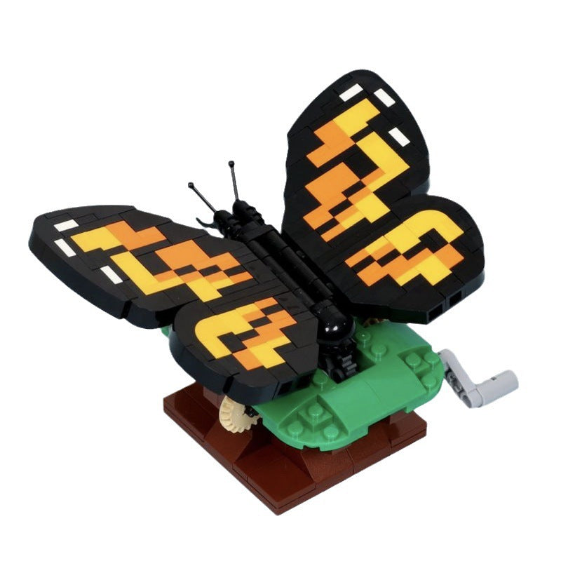 Butterfly Sunning its Wings Building Kit | LEGO-Compatible MOC - 4