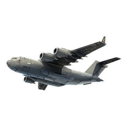 C-17 Heavy Cargo Transport MOC Aircraft Building Kit | Military Airlifter Model - 3
