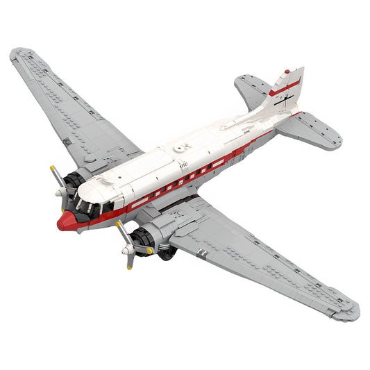 C-47 Skytrain Civilian Transport Aircraft MOC Building Kit - 1