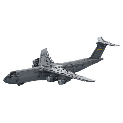 C-5 Heavy Strategic Airlifter Cargo Plane MOC Building Kit - 1